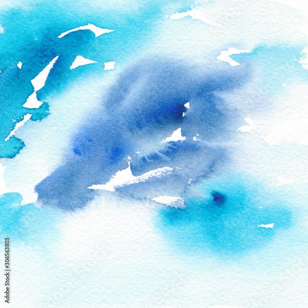 Obraz Hand-painted abstract watercolor texture. 