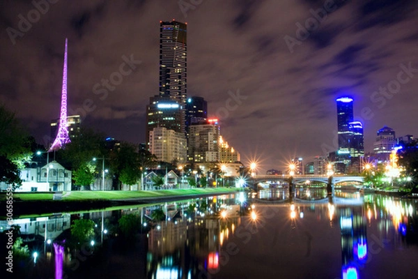 Obraz Melbourne at night
