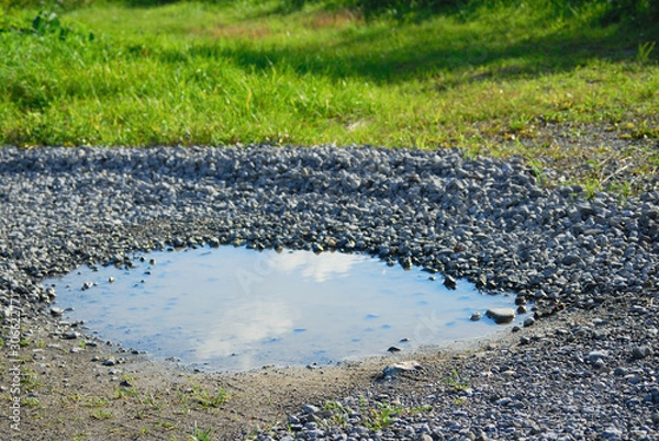 Fototapeta 水たまり　素材