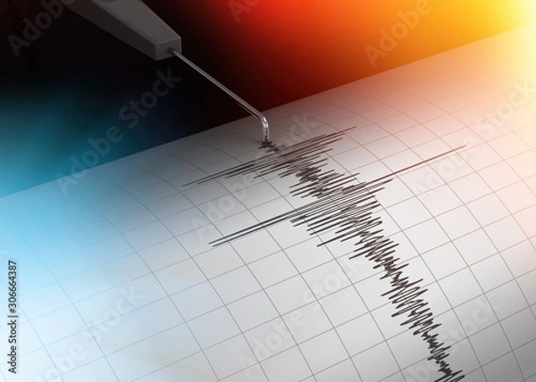 Obraz Seismograph - 3D