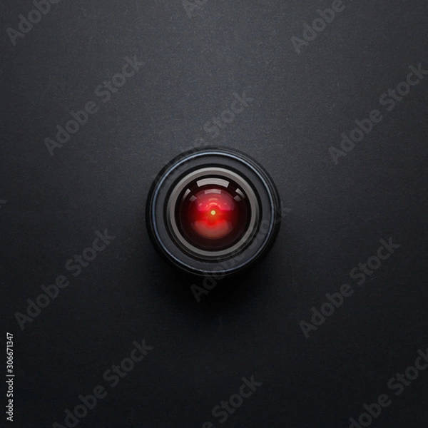 Fototapeta Big Brother Is Watching. Concept Of Global human Surveillance, Security Systems And The freedom Of A New World