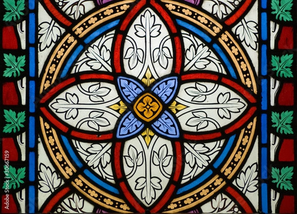 Obraz Stained Glass window pattern
