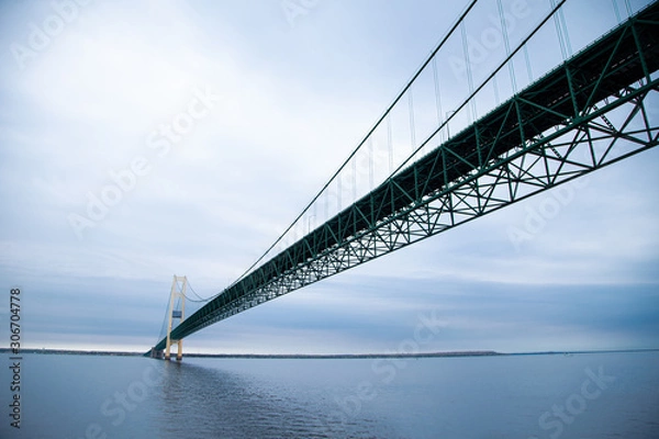 Fototapeta mackinaw bridge