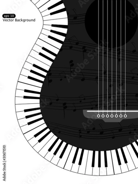 Obraz Musical background