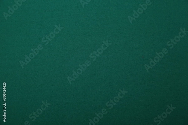 Fototapeta dark green fabric background with copy space for your text. seamless pattern. Color empty background.