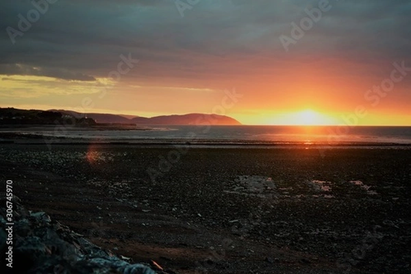 Obraz sunset on the beach