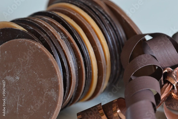 Obraz palets en chocolat