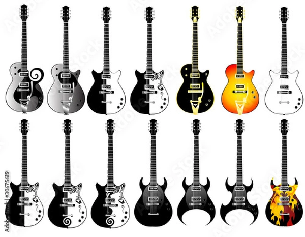 Obraz guitars
