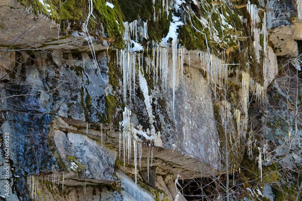 Obraz waterfall in forest