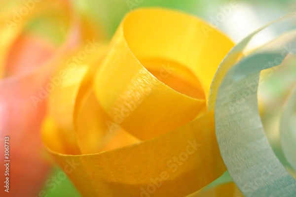 Obraz green ribbon background