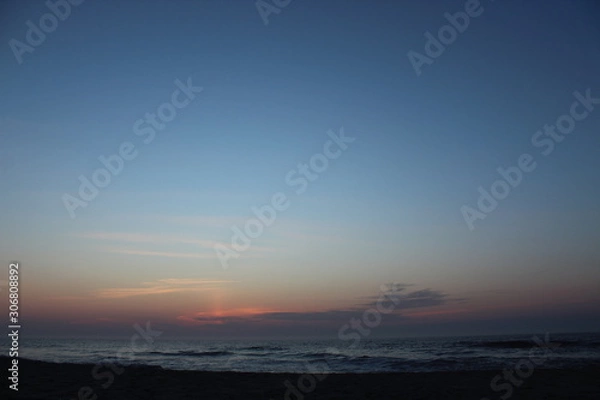 Fototapeta Sunset Over Sea