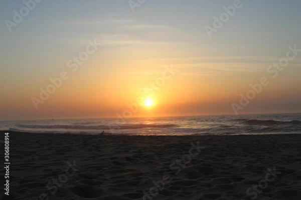 Fototapeta Sunset Over Sea