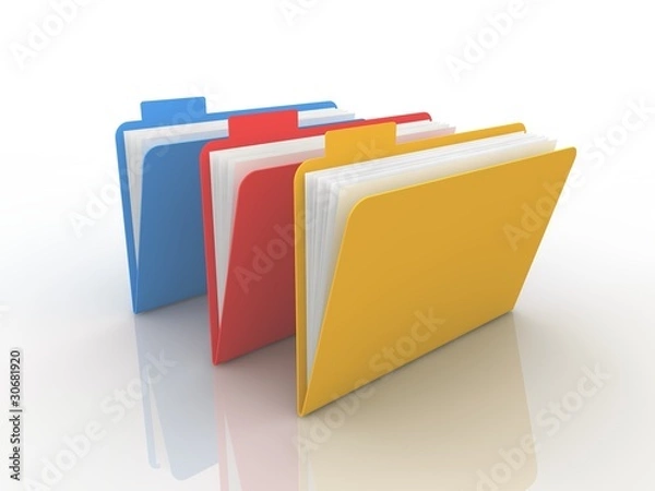 Obraz Folder concept