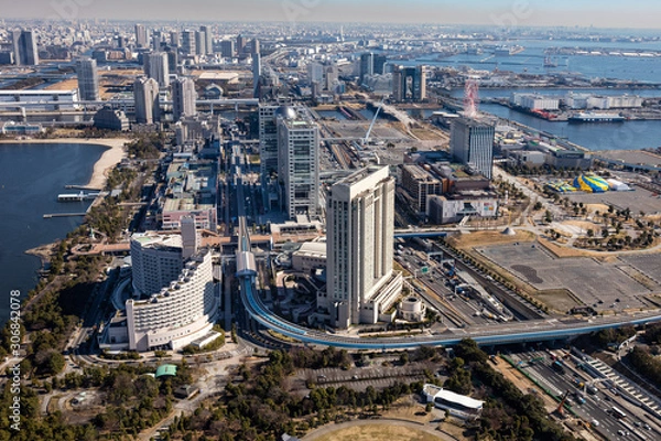 Obraz お台場空撮