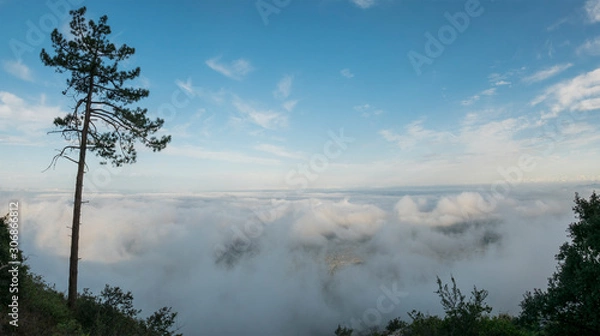 Obraz cielo montaña