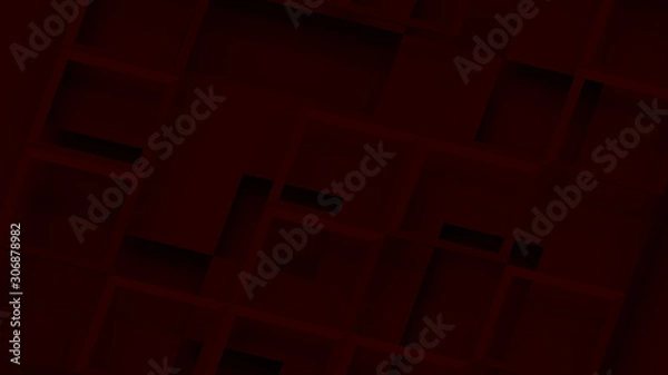 Fototapeta Dark red neutral background for wide banner, dark design wallpaper, 4k resolution