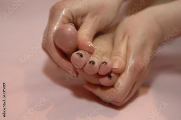 Fototapeta reiki foot massage