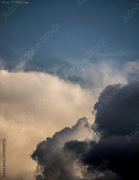Fototapeta storm clouds in the sky
