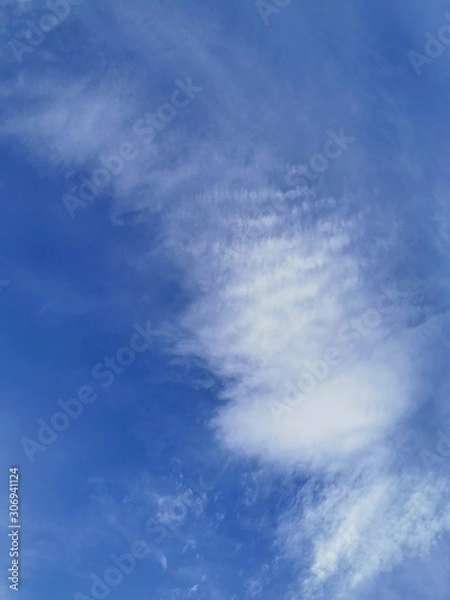 Obraz Blue sky with clouds