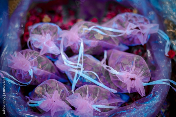 Obraz Dried flowers are fragrant bag.