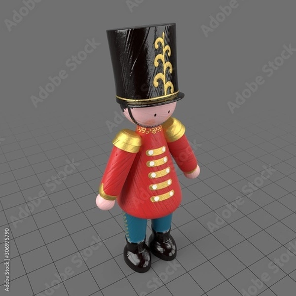 Obraz Żołnierz dziadek do orzechów