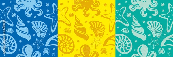 Obraz sea seamless pattern