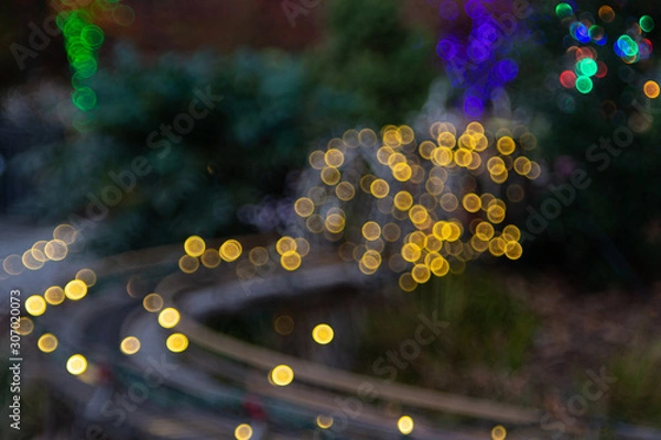 Obraz christmas bokeh