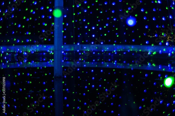 Obraz abstract blue background with stars