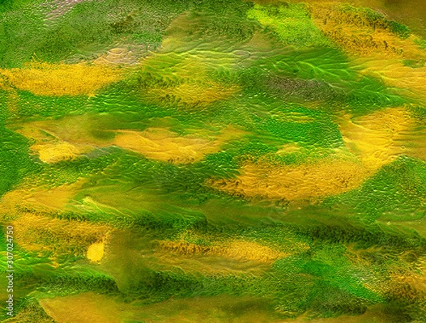 Obraz Abstract background, hand-painted texture, watercolor painting, splashes, drops of paint, paint smears. 