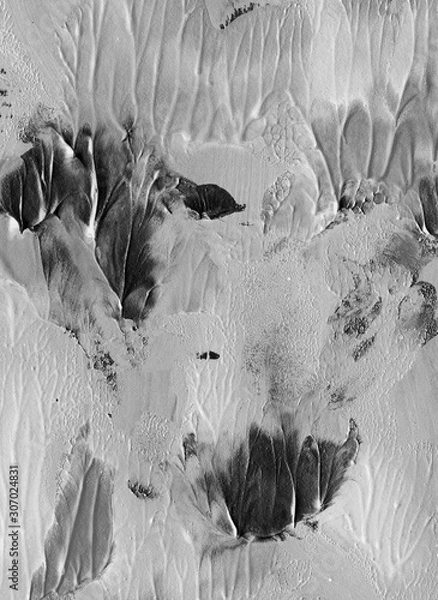 Obraz Abstract background, hand-painted texture, watercolor painting, splashes, drops of paint, paint smears. 