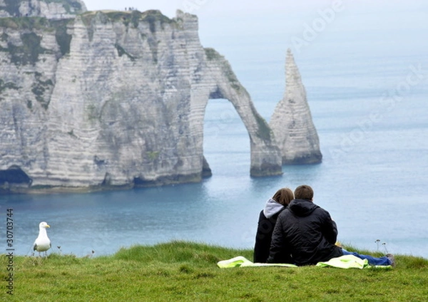Fototapeta Les falaises d'Etretat