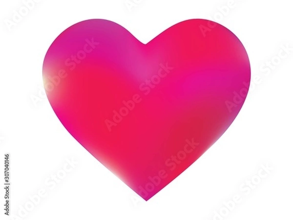 Obraz Chromatic background in the form of a heart.