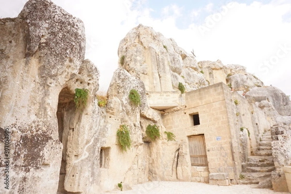 Obraz イタリアのマテーラの街並み