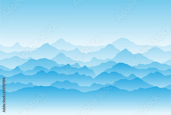 Obraz Фантастический горный пейзаж