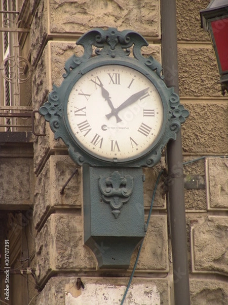 Obraz vecchio orologio pubblico