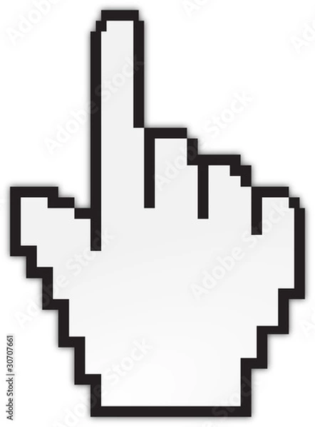 Fototapeta hand cursor