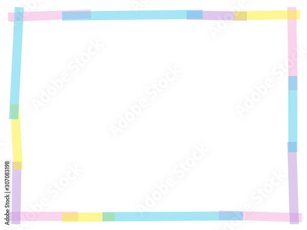 Fototapeta テープフレーム