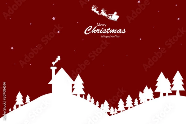 Fototapeta Vector Christmas background