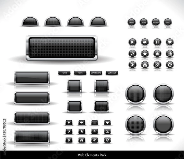 Obraz Web buttons pack
