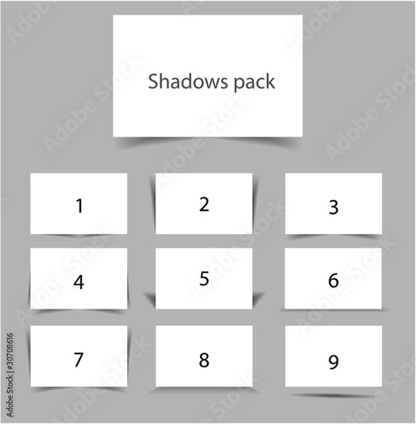 Obraz Shadows pack