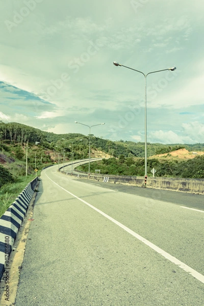 Fototapeta road nature