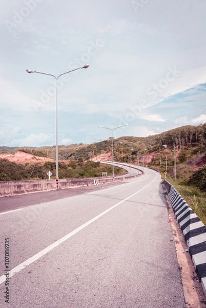 Fototapeta nature mountain  road street