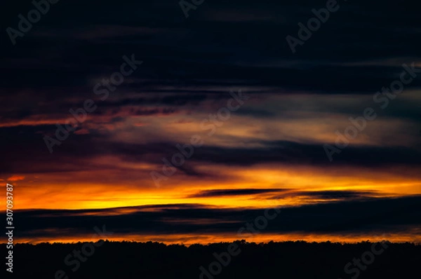 Obraz coucher de soleil sunset