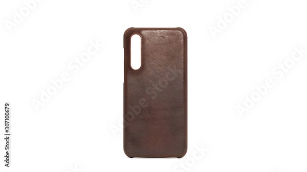 Obraz Leaver case on white background (for android phones)
