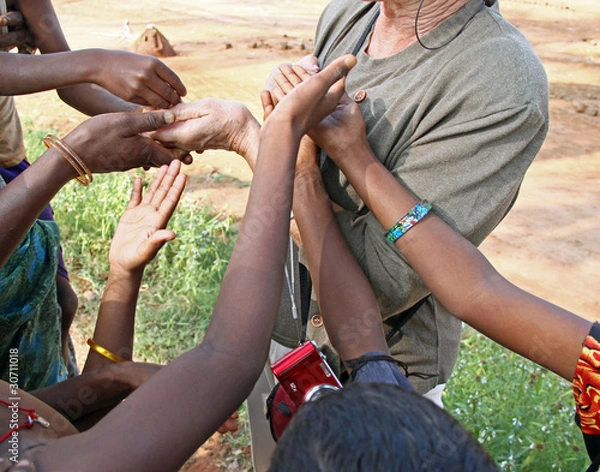 Obraz distribution de bonbons
