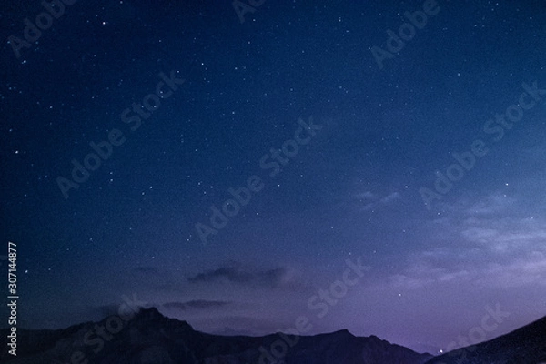 Obraz night sky and moon