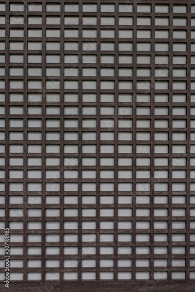 Fototapeta 格子の障子窓