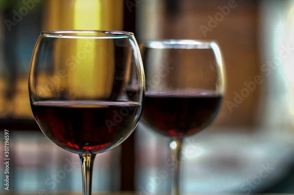 Obraz Two wine glasses