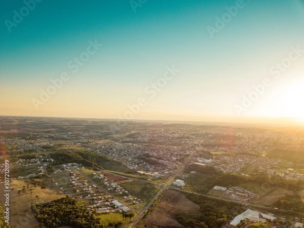 Obraz Blue sky sunset