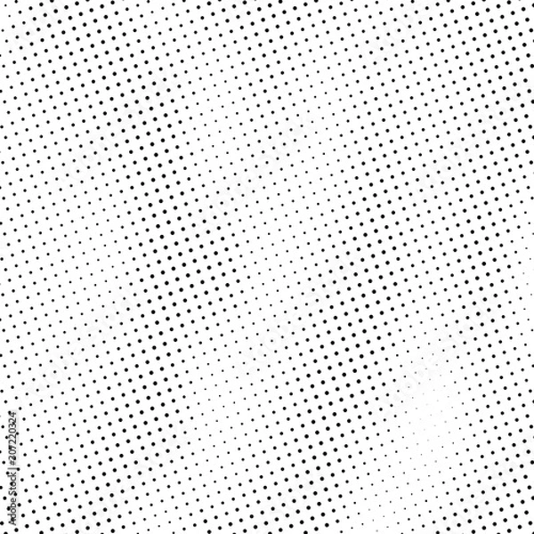 Fototapeta Abstract halftone dotted background. Monochrome pattern with dot and circles.  Vector modern pop art texture for posters, sites, business cards, cover postcards, interior design, labels, stickers.